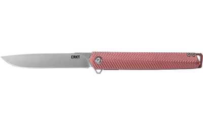 CRKT STYLUS 3.18" PLAIN EDGE ASSISTED OPEN SS/MAROON - for sale