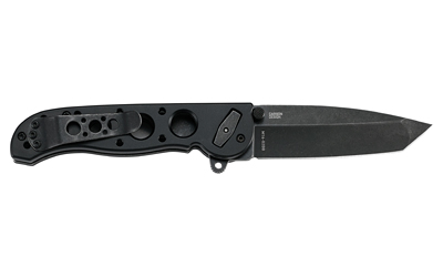 CRKT M16-02DB 3.1" PLAIN EDGE TANTO BLACK BLD W/DEADBOLT AST - for sale