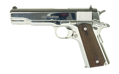 COLT GOV'T 45ACP 5" WHITE DOT SIGHTS BRIGHT STAINLESS< - for sale