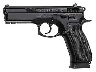 CZ 75 SP-01 9MM FS 4.6" 10-SH BLACK POLYCOAT - for sale