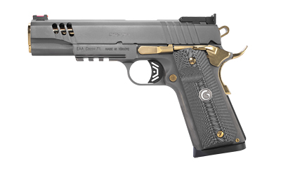 GIRSAN MC1911 NEGOTIATOR 45ACP MATCH TITANIUM/GOLD 8RD TALO - for sale