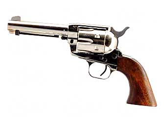 EAA BOUNTY HUNTER 357MAG 4.5" FS NICKEL WOOD - for sale