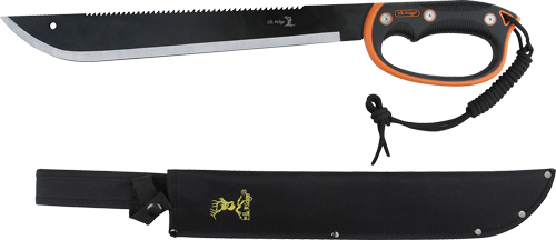 MC ELK RIDGE MACHETE 21.5" BLADE W/SHEATH D-HANDLE BLK/SS - for sale