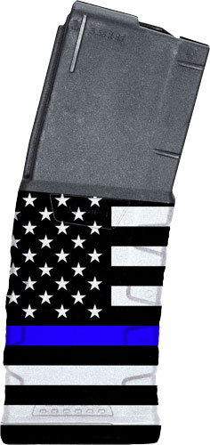 MFT EXD MAGAZINE AR15 5.56X45 30RD BLUE LINE FLAG - for sale