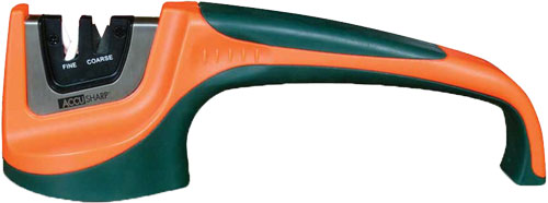 ACCUSHARP PULL THROUGH SHARPENER ORANGE/GREEN - for sale