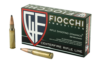 FIOCCHI 308 WIN 165GR PSP 20RD 10BX/CS - for sale