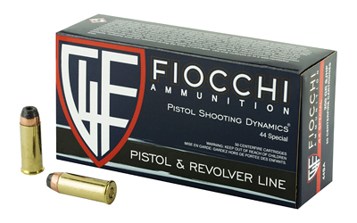 FIOCCHI 44 SW SPECIAL 200GR SJHP 50RD 10BX/CS - for sale