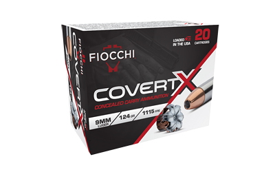 FIOCCHI 9MM LUGER 124GR JHP 20RD 10BX/CS - for sale