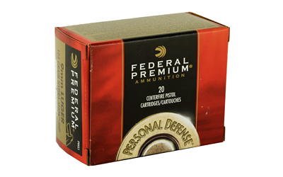 FEDERAL PREMIUM 9MM LUGER 124G HYDRA-SHOK JHP 20RD 25BX/CS - for sale