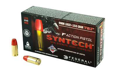 FEDERAL AE ACTION PISTOL 9MM 150GR TSJ FN 50RD 10BX/CS - for sale