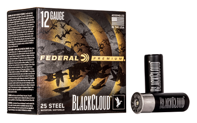 FEDERAL BLACK CLOUD 12GA 2.75" 1500FPS 1-1/8OZ 3 25RD 10BX/CS - for sale