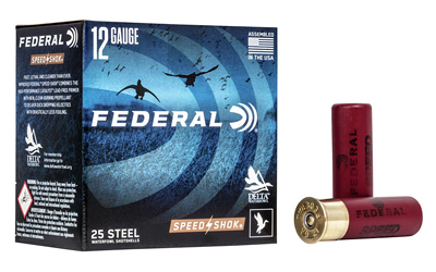 FEDERAL SPEED SHOK 12GA 3" 1-1/4OZ #2 1450FPS 25RD 10BX/C - for sale