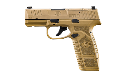 FN REFLEX MRD 9MM LUGER 1-11RD 1-15RD FDE NO SAFETY - for sale