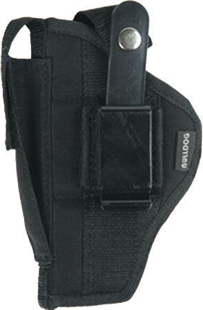 BULLDOG EXTREME SIDE HOLSTER BLACK W/MAG POUCH PD JUDGE - for sale