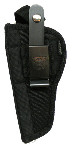 BULLDOG EXTREME SIDE HOLSTER BLACK MOST REVOLVRS 5-6.5" BBL - for sale