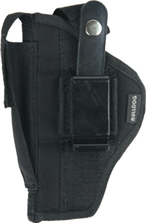 BULLDOG EXTREME SIDE HOLSTER BLACK MOST REVOLVRS 6.5-8 3/8" - for sale