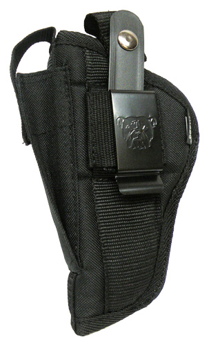 BULLDOG EXTREME SIDE HOLSTER BLACK 2-5" AUTOS W/LASER OR LT - for sale