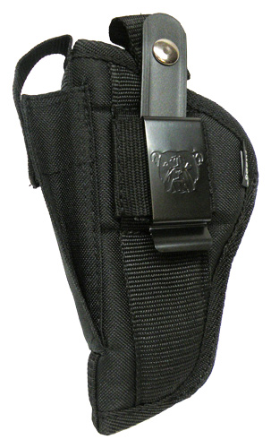 BULLDOG EXTREME SIDE HOLSTER BLACK LRG FRM AUTO 4-4.5" BBL - for sale