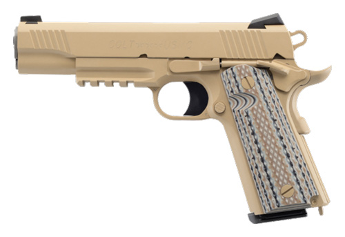 COLT M45A1 45ACP 5" FS 7-SHOT W/RAIL DECOBOND BROWN - for sale