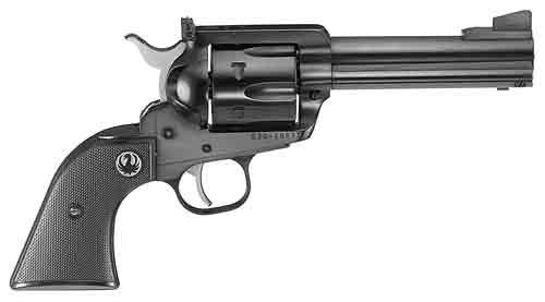 RUGER BLACKHAWK .45LC 4-5/8" AS BLUED BLACK CHECKERED - for sale