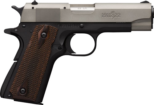 BROWNING 1911-22 22LR 4.25" FS MATTE GRAY/ROSEWOOD - for sale