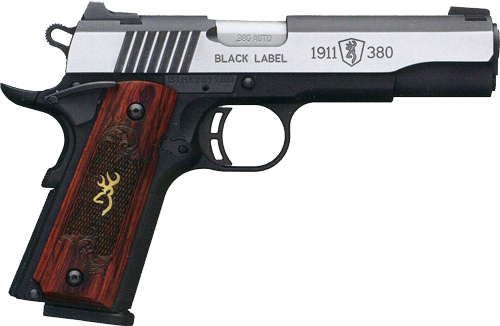 BROWNING 1911-380 BLACK LABEL MEDIALLION PRO 4.25"FS WOOD - for sale