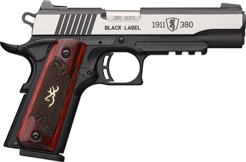 BROWNING 1911-380 BLACK LABEL MEDALLIAN PRO 4.25"FS W RAIL - for sale