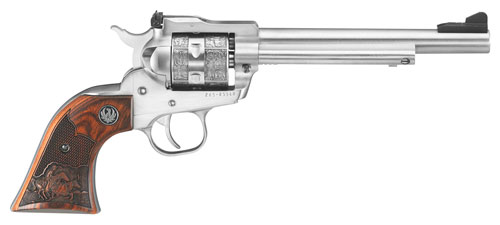 RUGER SINGLE-SIX 22LR/22WMR 6.5" AS SS WOOD (TALO) - for sale