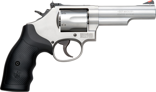 S&W 66 .357 MAGNUM 2.75" ADJ 6-SHOT STAINLESS RUBBER - for sale