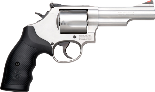 S&W 69 .44MAG 2.75" ADJ 5-SHOT STAINLESS RUBBER - for sale