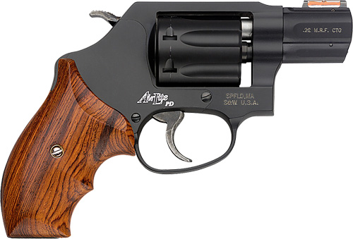 S&W 351PD AIRLITE .22WMR 1.875 FS HI-VIZ BLACK MATTE WOOD - for sale