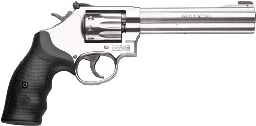 S&W 617 .22LR 6" AS 10-SHOT STAINLESS STEEL RUBBER - for sale