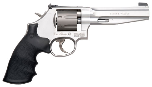 S&W PRO SERIES 986 9MM LUGER 5" AS 7-SHOT STAINLESS RUBBER! - for sale