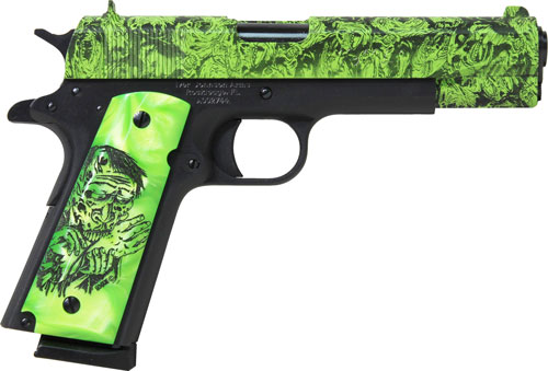 IVER JOHNSON 1911A1 45ACP 5" FS 8RD ZOMBIE EDITION - for sale