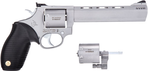 TAURUS 692 38/357/9MM 6.5" ADJ 7-SHOT PORTED SS RIBBER - for sale