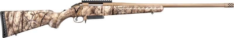 RUGER AMERICAN 7MM-08 REM 22" CERAKOTE BRONZE CAMO - for sale