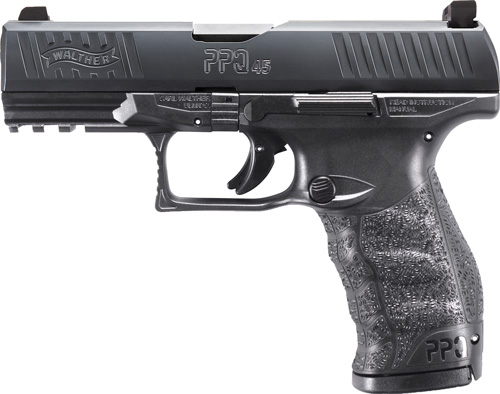 WALTHER PPQ M2 .45 ACP 4.25 12-SHOT XS F8 NS BLACK !! - for sale