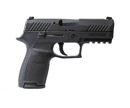 SIG P320 COMPACT 45ACP 3.9" DAO SIGLITE (2)9RD POLY/BLACK - for sale