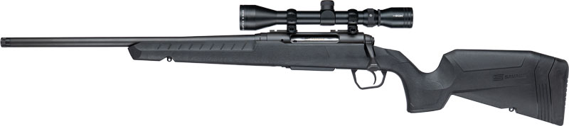 SAVAGE AXIS XP 243 20" LH COMPACT THREADED BLACK/BLACK - for sale