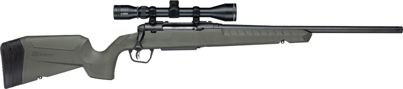 SAVAGE AXIS 2 XP 308 20" THREADED W/3-9X40 BLACK/GREEN - for sale