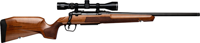 SAVAGE AXIS 2 XP 25-06 20" THREADED W3-9X40 BLK/HARDWOOD - for sale