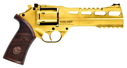 CHIAPPA RHINO 60DS 357MAG 6" ADJ. SIGHT GOLD/WALNUT. - for sale