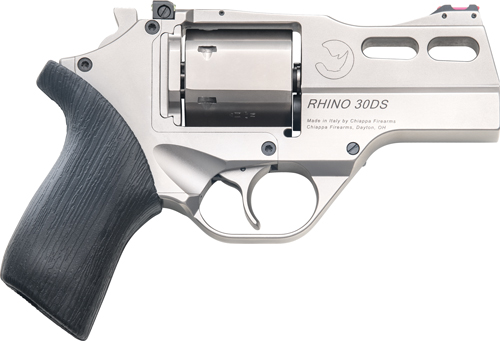 CHIAPPA RHINO 30DS 357MAG 3" ADJ. SIGHT CHROME/RUBBER - for sale
