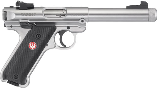 RUGER MARK IV TARGET 22LR 5.5" SS THREADED BULL BBL - for sale