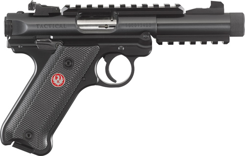 RUGER MARK IV TACTICAL 22LR 4.40" ADJ. THREADED BBL SYN. - for sale