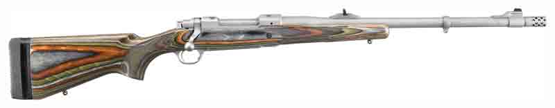 RUGER M77 GUIDE GUN W/MBS 338 WIN MATTE S/S - for sale