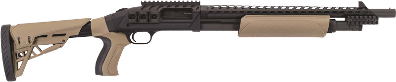 MOSSBERG 500 ATI TACTICAL 12GA 3" 18.5" 6RD BLUED/FDE (TALO) - for sale