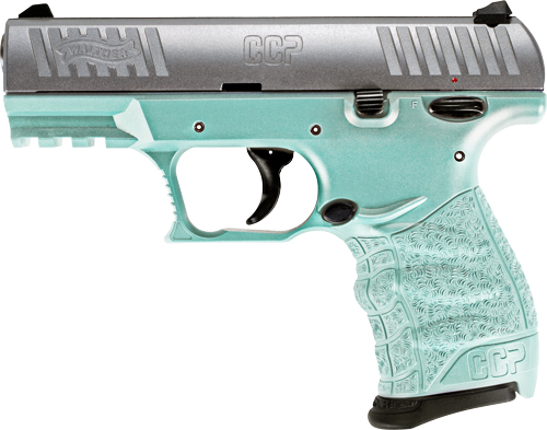 WALTHER CCP M2 380ACP 3.54 FS 8-SHOT SS/ANGEL BLUE POLYMER - for sale