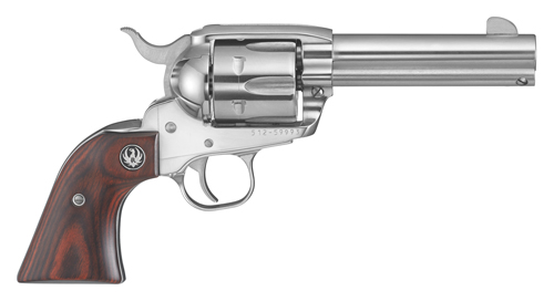 RUGER VAQUERO 357MAG 4-5/8" FS S/S HARDWOOD - for sale