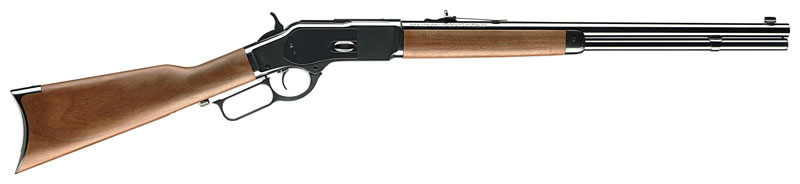 WINCHESTER MODEL 1873 SHORT RIFLE 357/38SP 20" BLUED/WAL - for sale